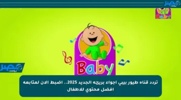 تردد قناة طيور بيبي أجواء بريئة الجديد 2025.. اضبط الآن لمتابعة أفضل محتوى للأطفال